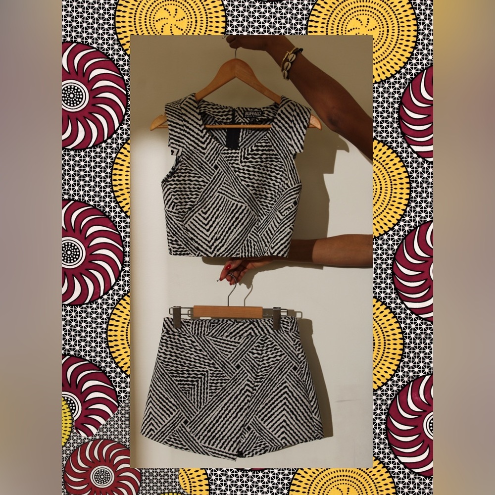 Printed two piece (Skort!)